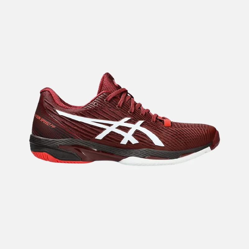 Asics Solution Speed FF 2 Men's Tennis Shoes - Antique Red/White