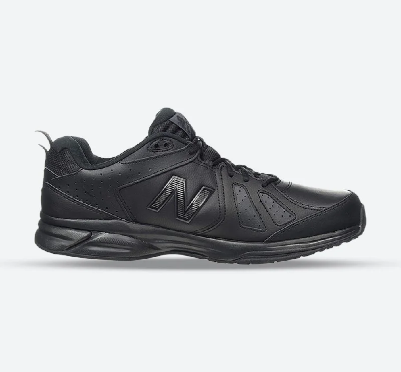 Mens Wide Fit New Balance 624V5 Black Trainers ABZORB