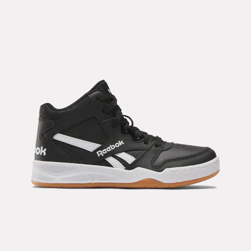 Reebok Bb4500 Court Shoes - Preschool Black/White/Gum