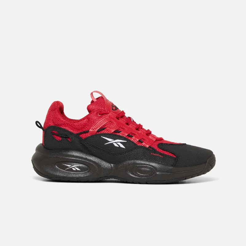 Reebok Solution Mid Black/Flash Red/White